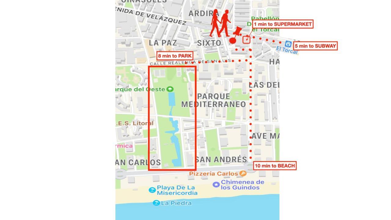 Ferienwohnung Acogedor Y Bien Situado P6 Málaga Exterior foto
